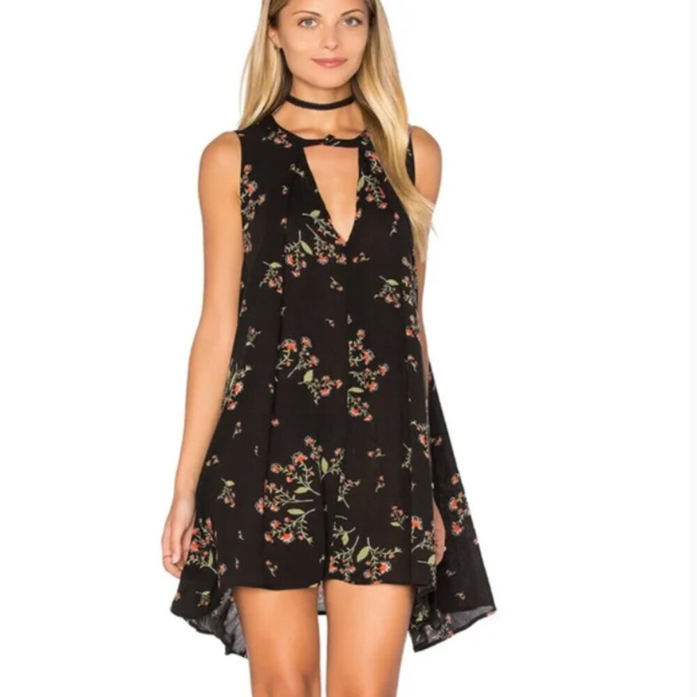 FREE PEOPLE SNAP OUT OF IT DRESS TUNIC MEDIUM